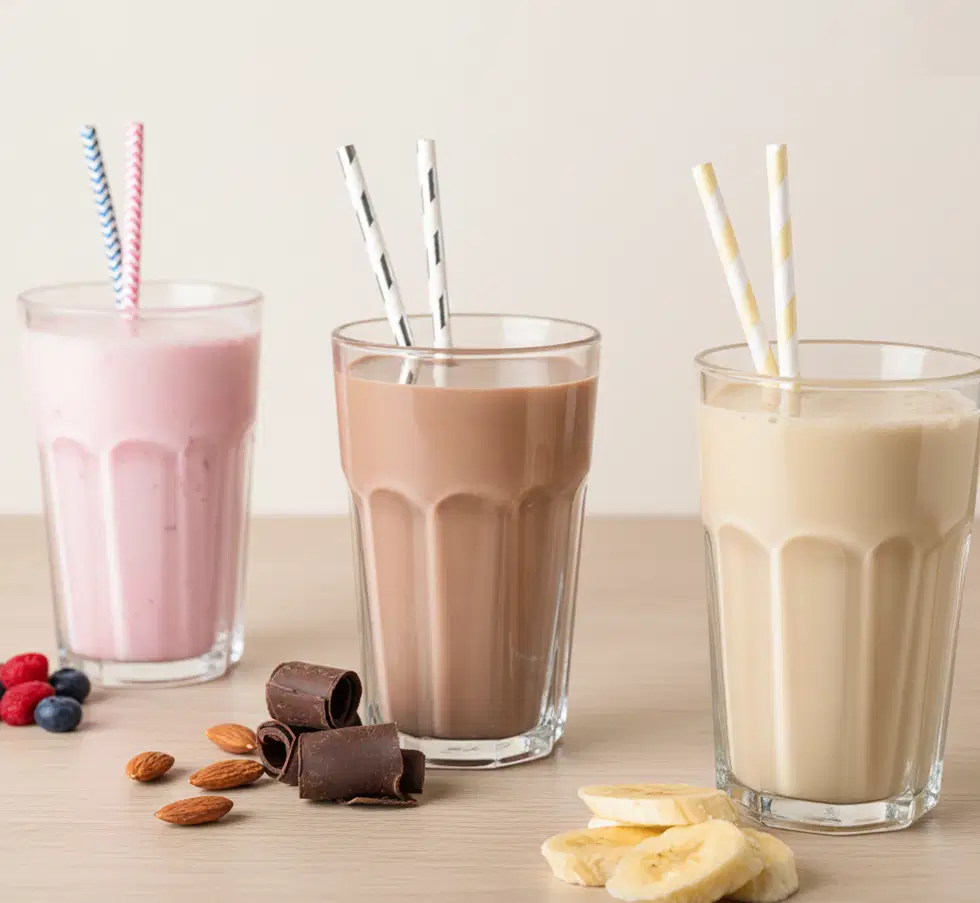 Fresh milkshakes at Poppy's Pantry